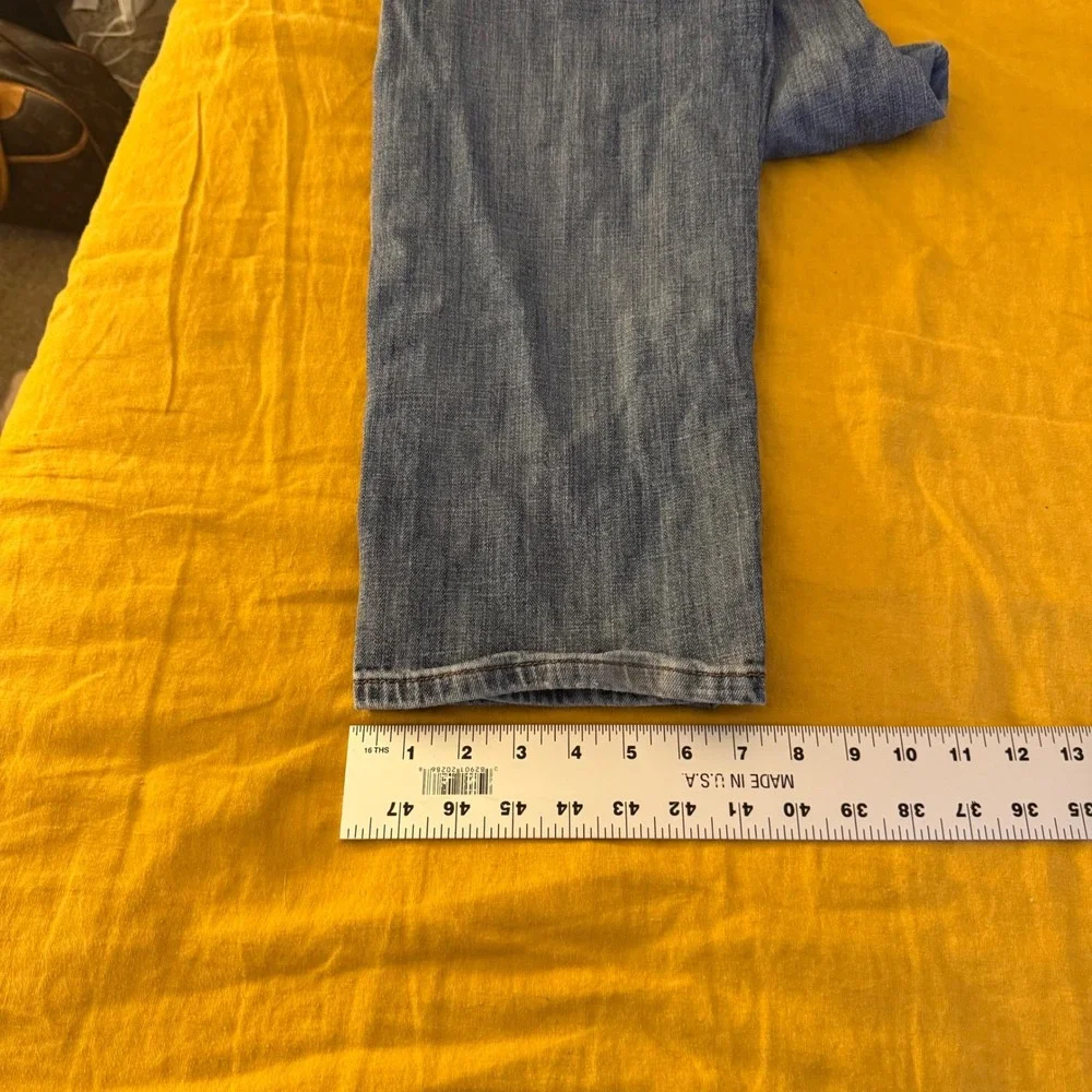 Lucky Brand Men's 36x32 Straight Leg Blue‎ Wash Denim Jeans light wash
